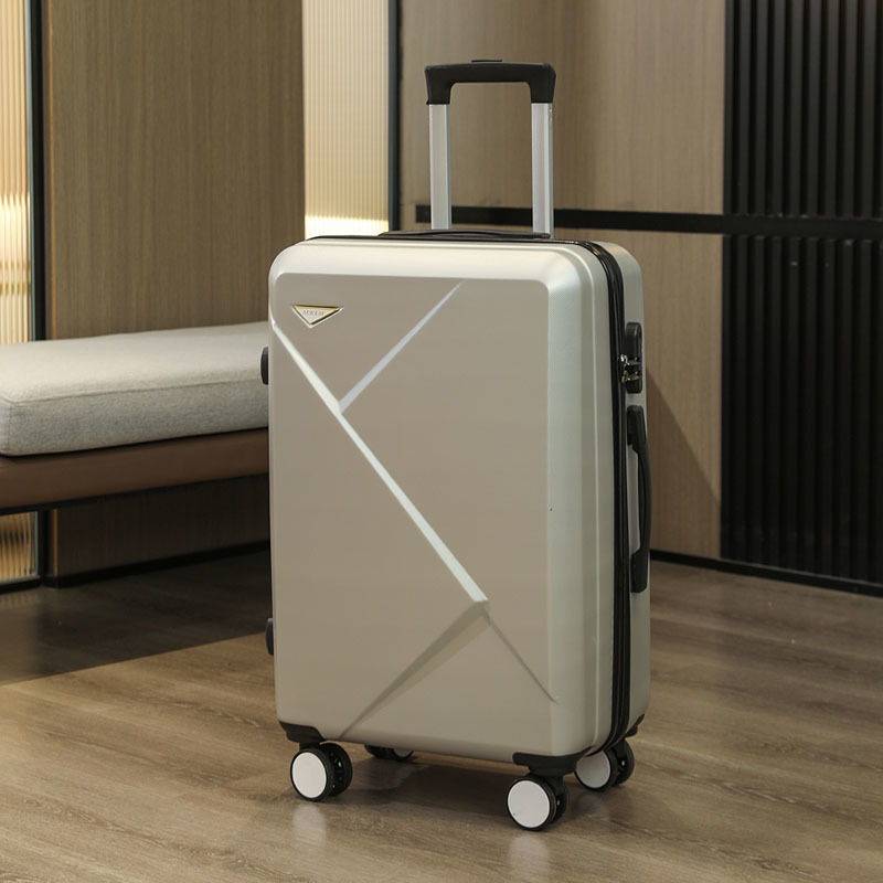 Valiză de cabină unisex cu deschidere prin fermoar, carcasă PET+PE, roți universale, căptușeală ABS