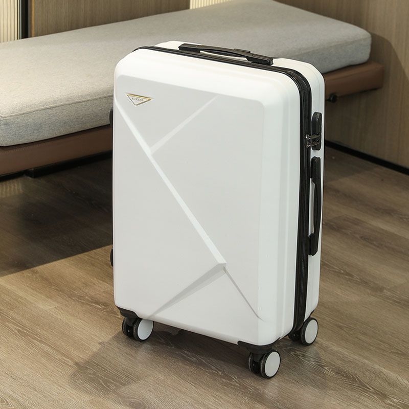 Valiză de cabină unisex cu deschidere prin fermoar, carcasă PET+PE, roți universale, căptușeală ABS