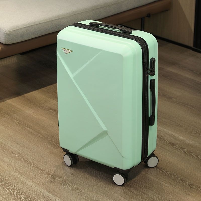 Valiză de cabină unisex cu deschidere prin fermoar, carcasă PET+PE, roți universale, căptușeală ABS