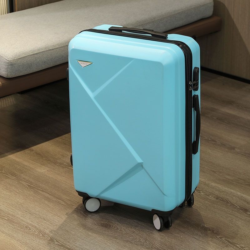 Valiză de cabină unisex cu deschidere prin fermoar, carcasă PET+PE, roți universale, căptușeală ABS