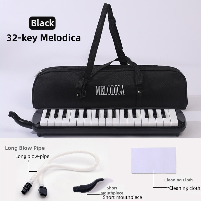 37-ключова преносима клавишна хармоника K37, пластмасов корпус, за деца, 101+ демонстрационни песни
