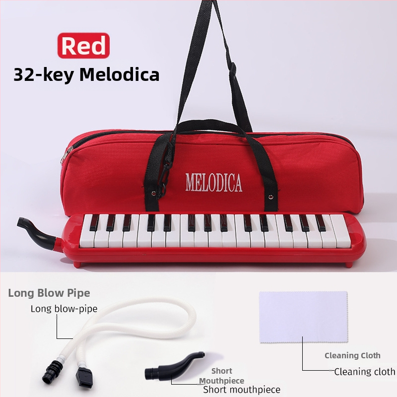 37-ключова преносима клавишна хармоника K37, пластмасов корпус, за деца, 101+ демонстрационни песни