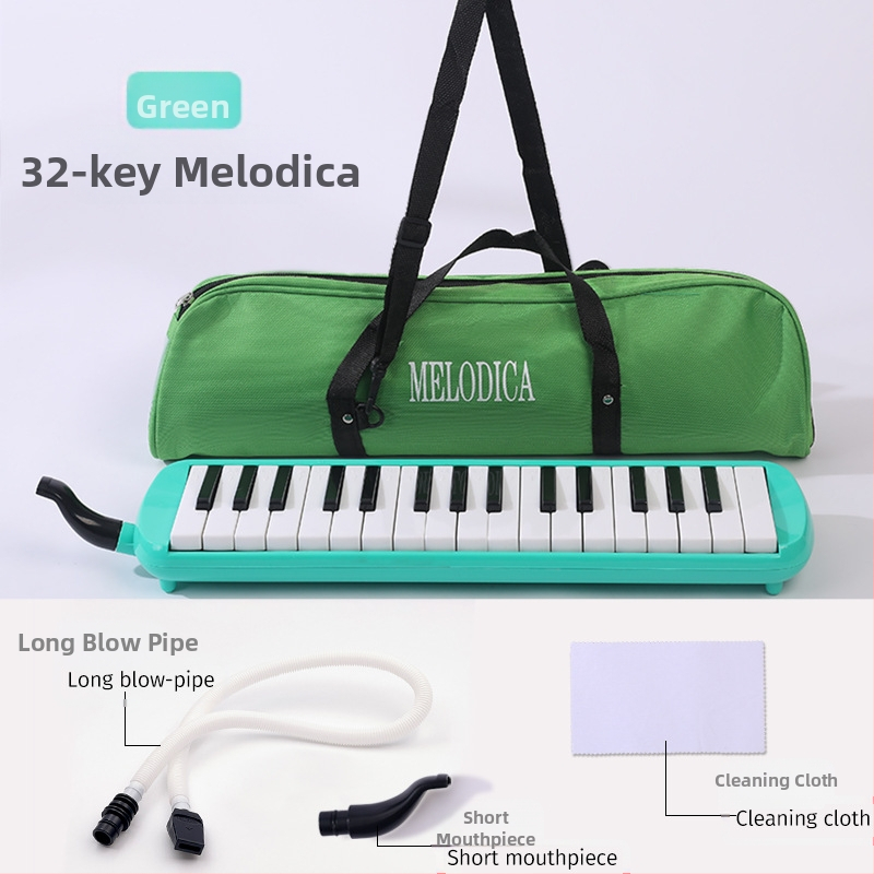 37-ключова преносима клавишна хармоника K37, пластмасов корпус, за деца, 101+ демонстрационни песни