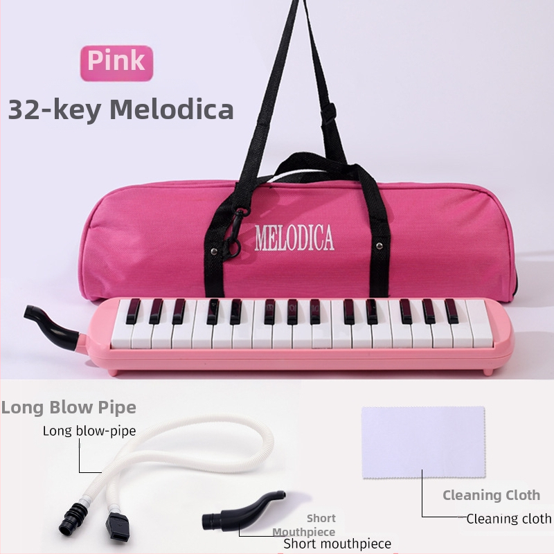 37-ключова преносима клавишна хармоника K37, пластмасов корпус, за деца, 101+ демонстрационни песни