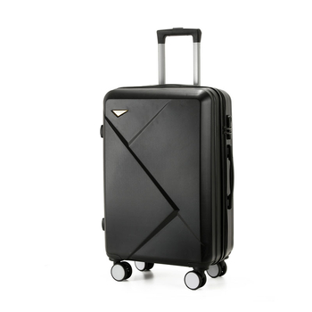 ABS anyagú kézipoggyász, ultrakönnyű, anti-theft védelem, cipzáras nyitás, univerzális kerekek