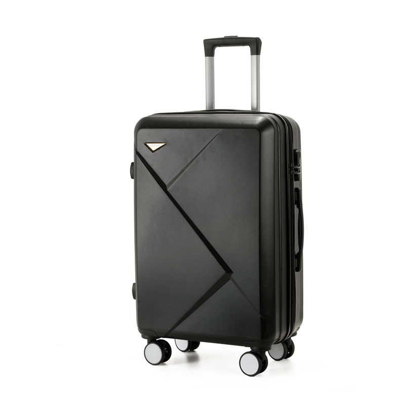 ABS anyagú kézipoggyász, ultrakönnyű, anti-theft védelem, cipzáras nyitás, univerzális kerekek