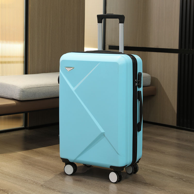 ABS anyagú kézipoggyász, ultrakönnyű, anti-theft védelem, cipzáras nyitás, univerzális kerekek