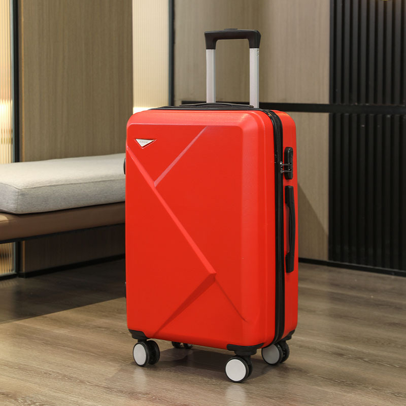 ABS anyagú kézipoggyász, ultrakönnyű, anti-theft védelem, cipzáras nyitás, univerzális kerekek