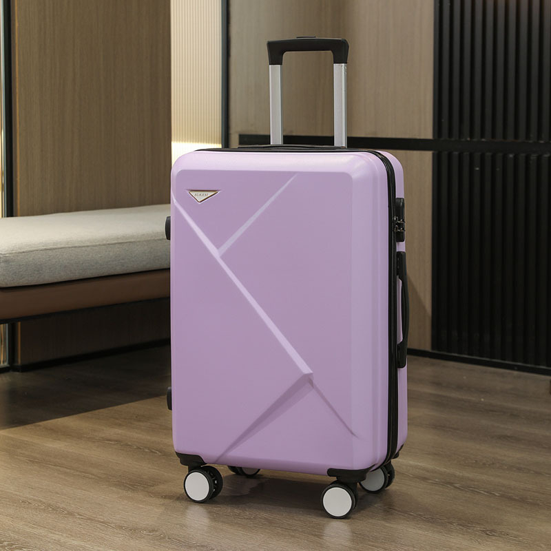 ABS anyagú kézipoggyász, ultrakönnyű, anti-theft védelem, cipzáras nyitás, univerzális kerekek