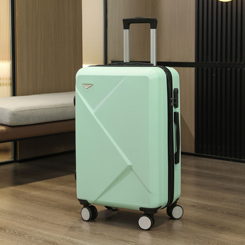 ABS anyagú kézipoggyász, ultrakönnyű, anti-theft védelem, cipzáras nyitás, univerzális kerekek