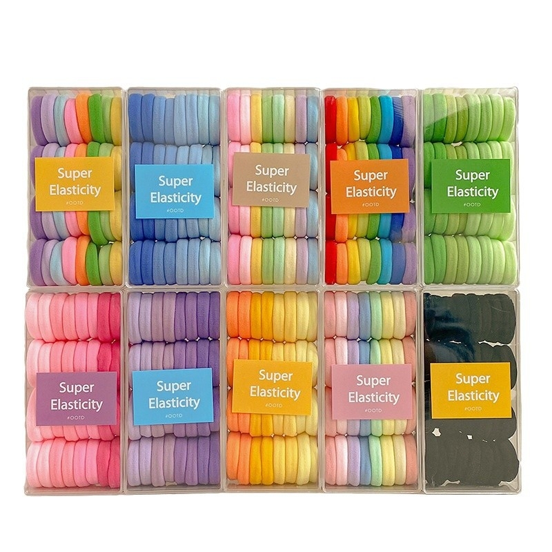 Vaikų audinio plaukų gumelė, japonų/korejiečių stiliaus, didelis elastingumas, patvari