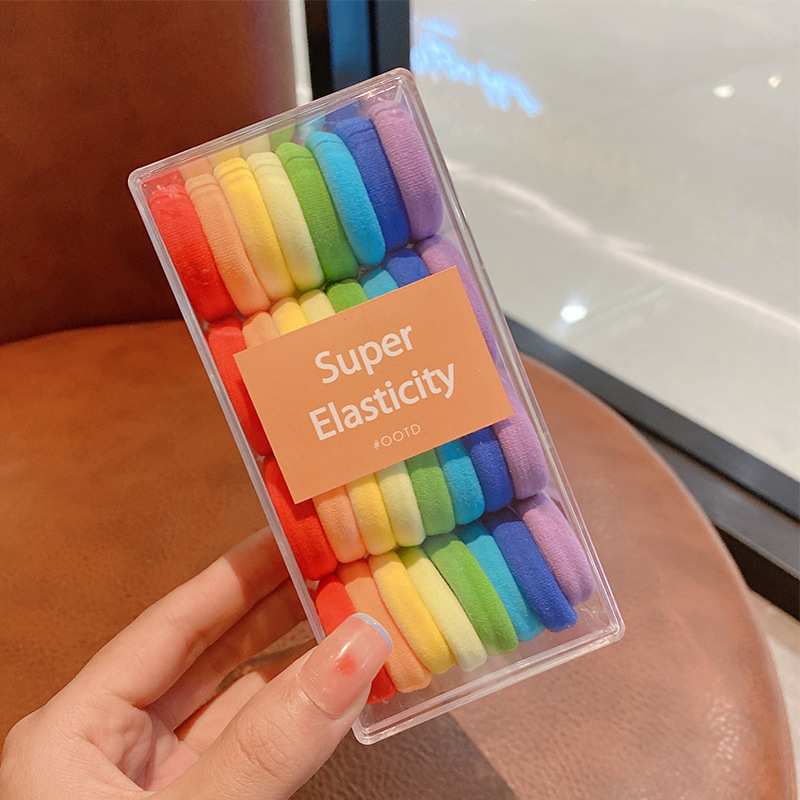 Vaikų audinio plaukų gumelė, japonų/korejiečių stiliaus, didelis elastingumas, patvari