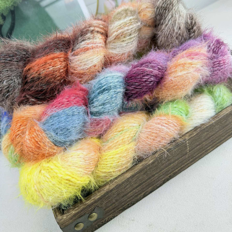 Fire de lână pentru tricotat manual (înfășurare lână, fire de grup, alias Olaf)