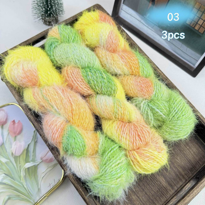 Fire de lână pentru tricotat manual (înfășurare lână, fire de grup, alias Olaf)