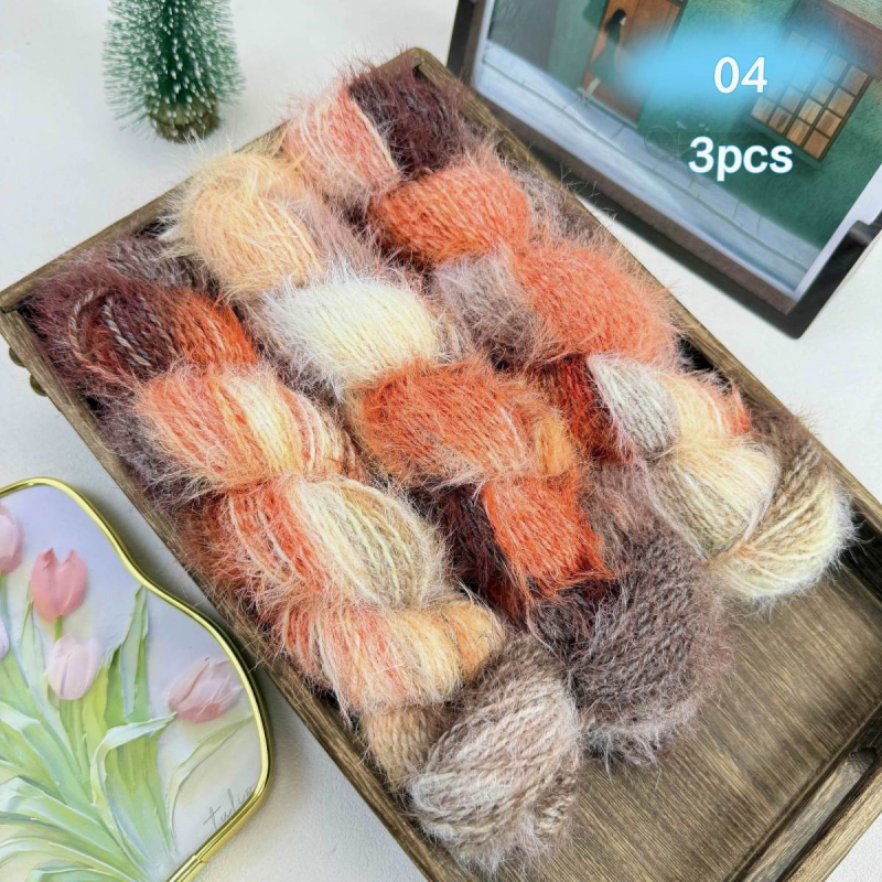 Fire de lână pentru tricotat manual (înfășurare lână, fire de grup, alias Olaf)