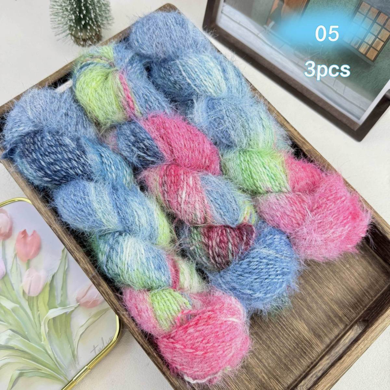 Fire de lână pentru tricotat manual (înfășurare lână, fire de grup, alias Olaf)