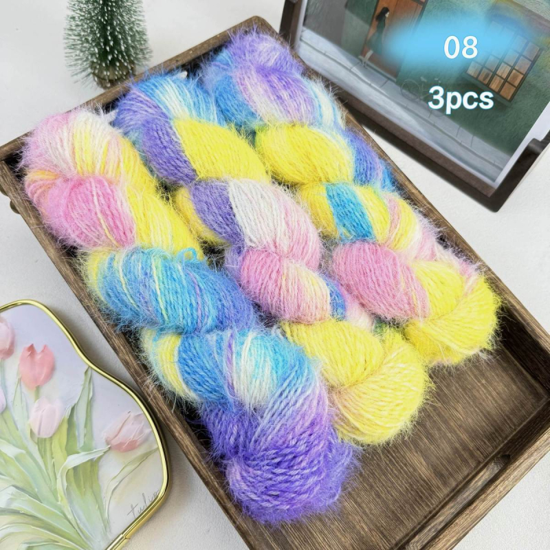 Fire de lână pentru tricotat manual (înfășurare lână, fire de grup, alias Olaf)