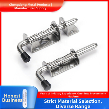 Тежка неръждаема стомана пружинна защелка за шкафове на механично оборудване, 304, модерен минималистичен стил, модел: множество спецификации