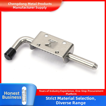 Тежка неръждаема стомана пружинна защелка за шкафове на механично оборудване, 304, модерен минималистичен стил, модел: множество спецификации