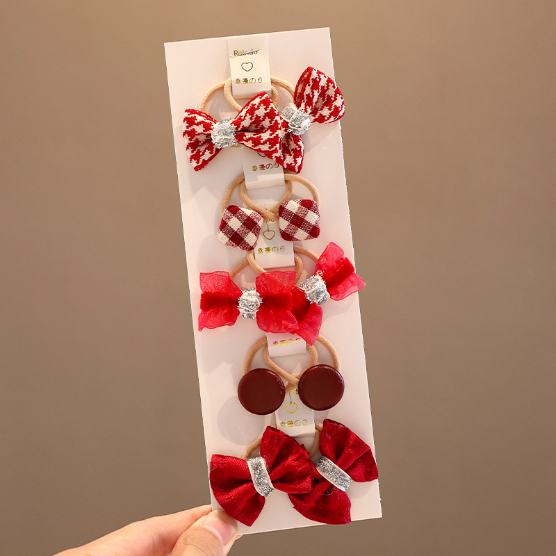 Plaukų segtukas su kaspinu vaikams - Rankų darbo, Medžiaga: plastikas/derva, Forma: kaspinas, Amžius: 0–10 metų