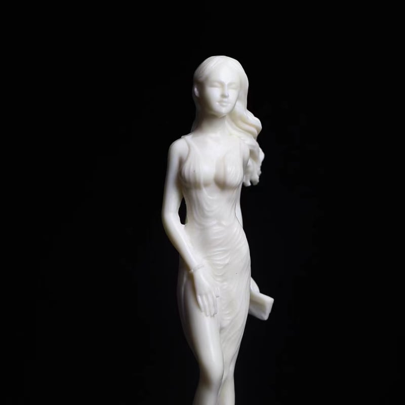 Pandantiv de artă — sculptură din fruct de fildeș în stil modern minimalist pentru decorul casei (Material: fruct de fildeș; Brand: Woody Home; Stil: Simplitate modernă; Categoria: Pandantiv de artă)