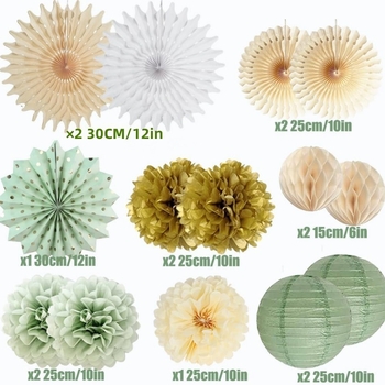 Σετ χάρτινα φαναράκια με δίσκους χαρτιού για τη διακόσμηση γενεθλίων του χώρου (Υλικό: Χαρτί; Κατηγορία: Κρεμαστά διακοσμητικά; Υποκατηγορία: Αξεσουάρ διαρρύθμισης χώρου; Στυλ: 26768176753)