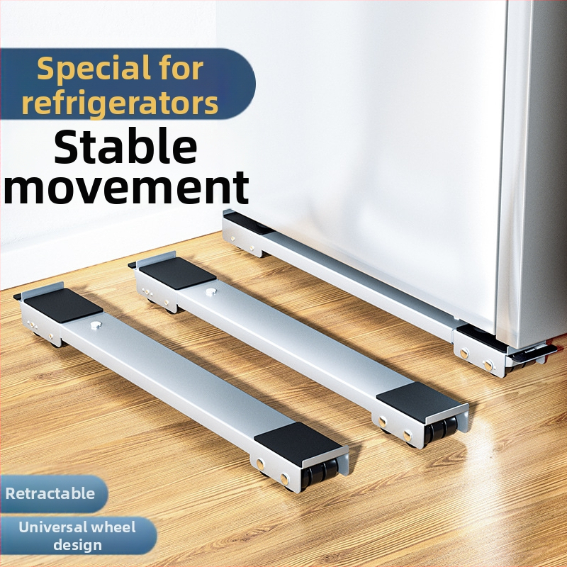 Skalbimo mašinos pagrindas su šoko atsparumu, aukščio reguliavimu ir judančiais universaliais ratais