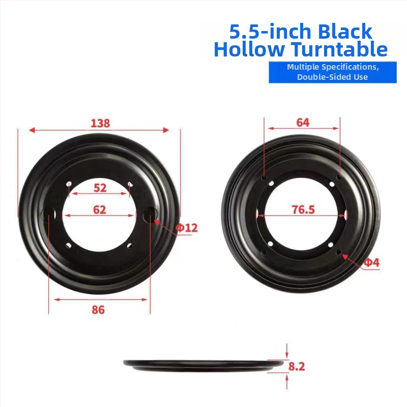 Üreges forgó bemutató bázis bútorokhoz (székek, asztalok, vitrinek és könyvespolcok) – anyag: A3 acéllemez; gyártási eljárás: fémstancolás; stílus: modern minimál