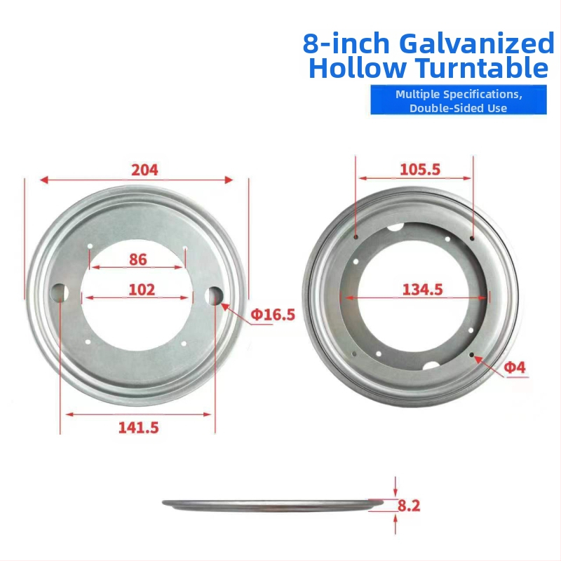 Üreges forgó bemutató bázis bútorokhoz (székek, asztalok, vitrinek és könyvespolcok) – anyag: A3 acéllemez; gyártási eljárás: fémstancolás; stílus: modern minimál