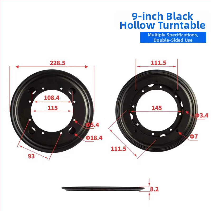 Üreges forgó bemutató bázis bútorokhoz (székek, asztalok, vitrinek és könyvespolcok) – anyag: A3 acéllemez; gyártási eljárás: fémstancolás; stílus: modern minimál