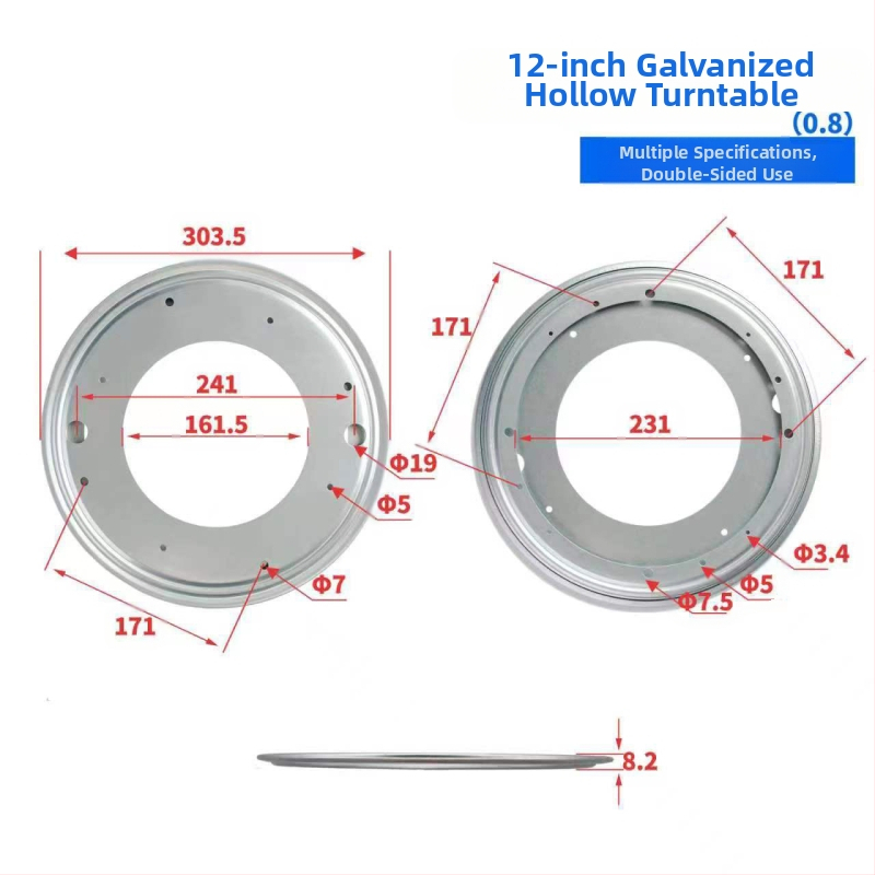 Üreges forgó bemutató bázis bútorokhoz (székek, asztalok, vitrinek és könyvespolcok) – anyag: A3 acéllemez; gyártási eljárás: fémstancolás; stílus: modern minimál