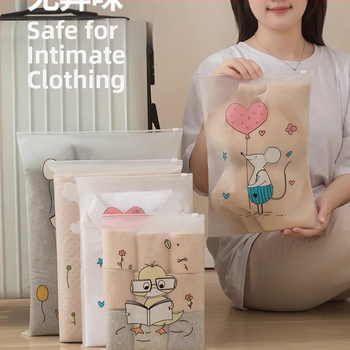 Τσαντάκι ταξιδιωτικής αποθήκευσης για ρούχα και εσώρουχα, διαφανής αδιάβροχος οργανωτής, φορητή σφραγισμένη θήκη, ύφασμα 600D Oxford, μοντέλο A11076