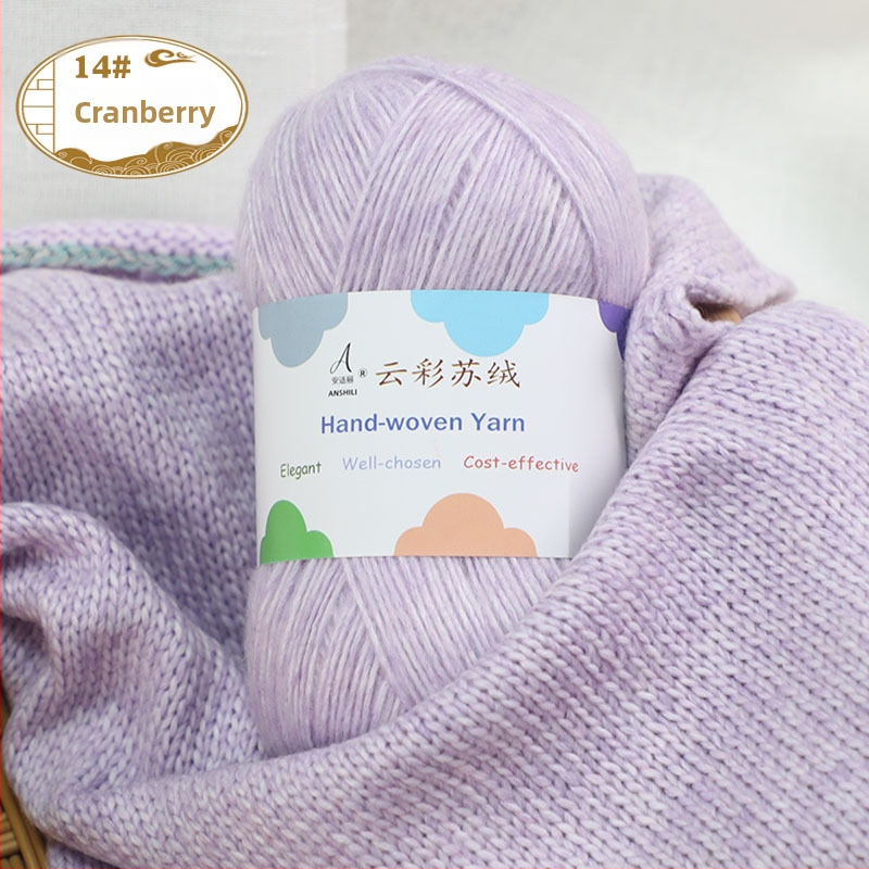 Rankomis megztų šalikų ir megztinio siūlai, vilnos-pamuko mišinys, vilnonė pynė, grupiniai siūlai, prekės ženklas Comfortable