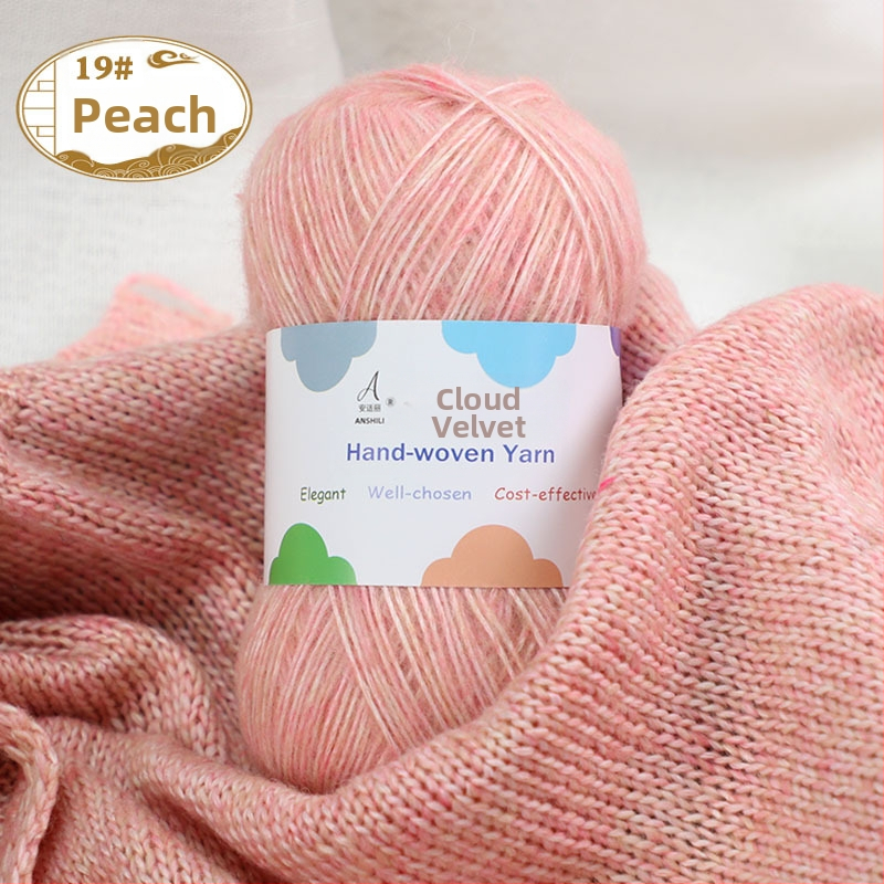 Rankomis megztų šalikų ir megztinio siūlai, vilnos-pamuko mišinys, vilnonė pynė, grupiniai siūlai, prekės ženklas Comfortable