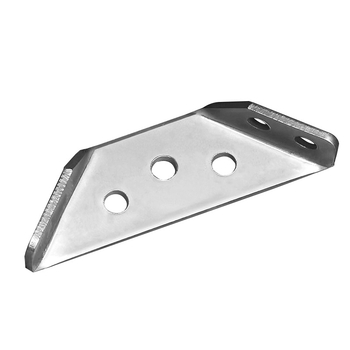 Booluo Многофункционална ъглова скоба за рафтове — неръждаема стомана, модел Multi-purpose angle bracket cz, електроплакиране, модерен минималистичен стил