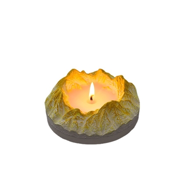 Vulkaninė aromaterapinė žvakė – Medžiaga: gipsas + sojų pupelės; Tipas: aromaterapijos žvakė; Forma: vulkaninė