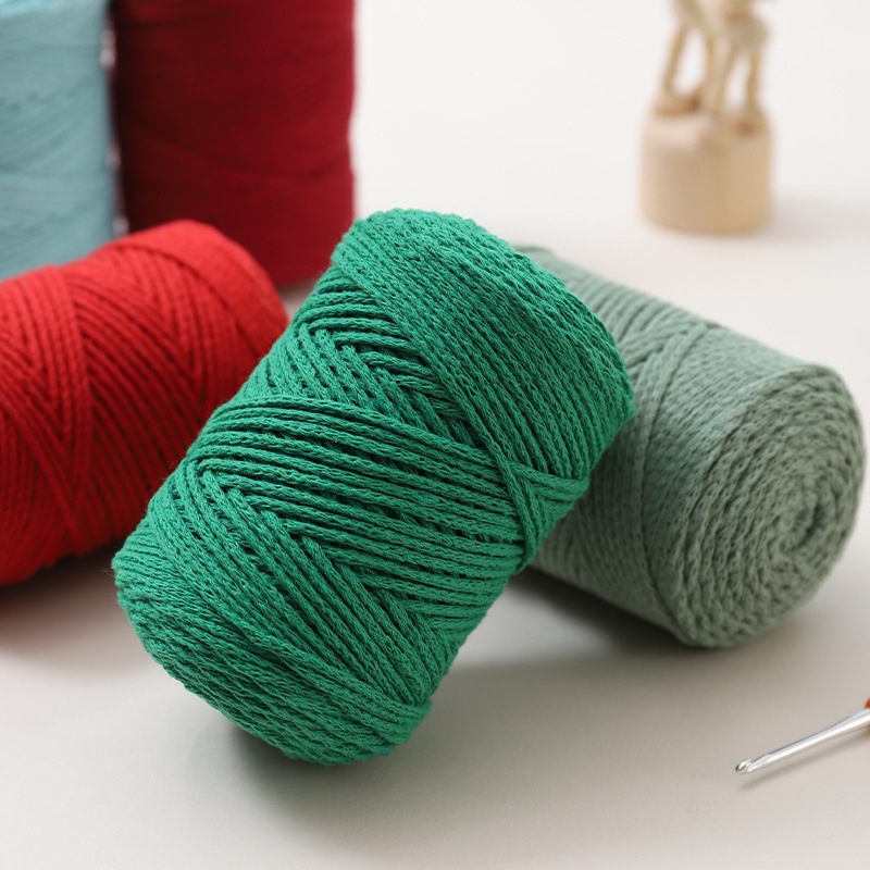 Полиестерно-хлопкова смес прежда, куха памук, вихрово въртена, за ръчно плетене