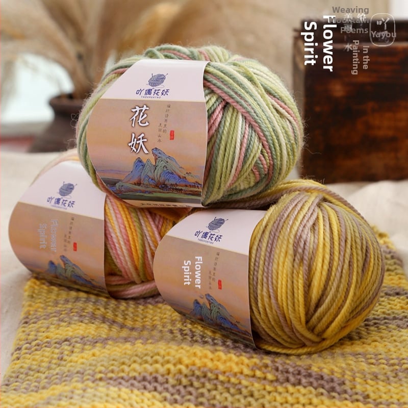 Acridine Вълнени конци за тъкане – полу-ворстед, групово влакно