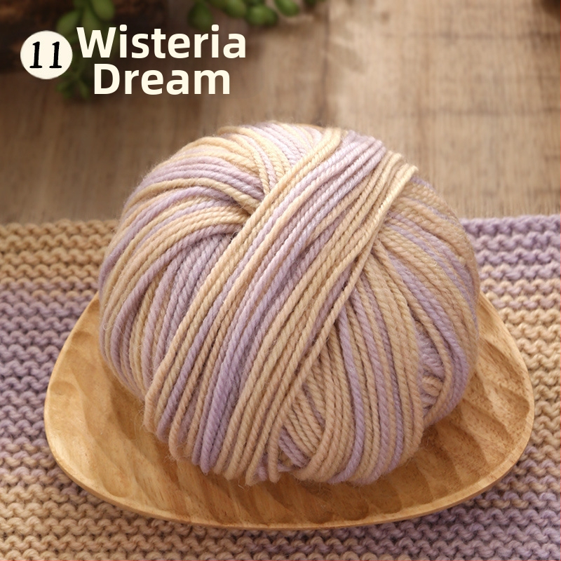 Acridine Вълнени конци за тъкане – полу-ворстед, групово влакно