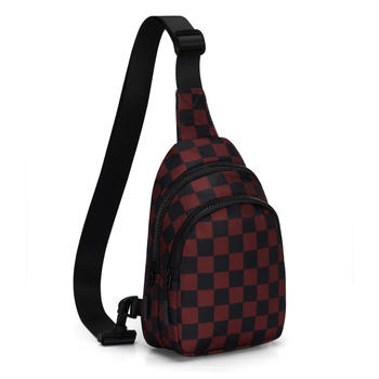 Τσάντα σλιγκ για ταξίδια και υπαίθριους αθλητισμούς, πολυεστέρας, αδιάβροχη, υπερβολικά ελαφριά, ανθεκτική στη φθορά, επεκτάσιμος σχεδιασμός