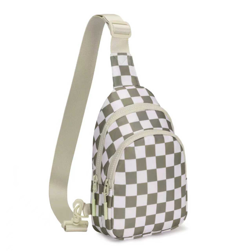 Sling táska utazáshoz és kültéri sportokhoz, poliészter anyag, vízálló, ultra könnyű, kopásálló, bővíthető kialakítás