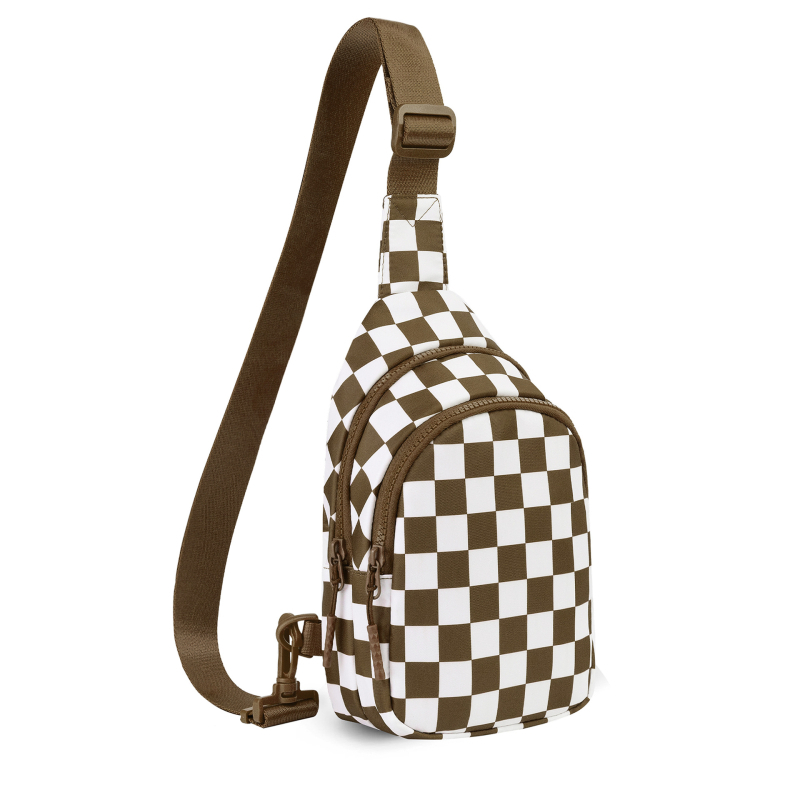 Sling táska utazáshoz és kültéri sportokhoz, poliészter anyag, vízálló, ultra könnyű, kopásálló, bővíthető kialakítás