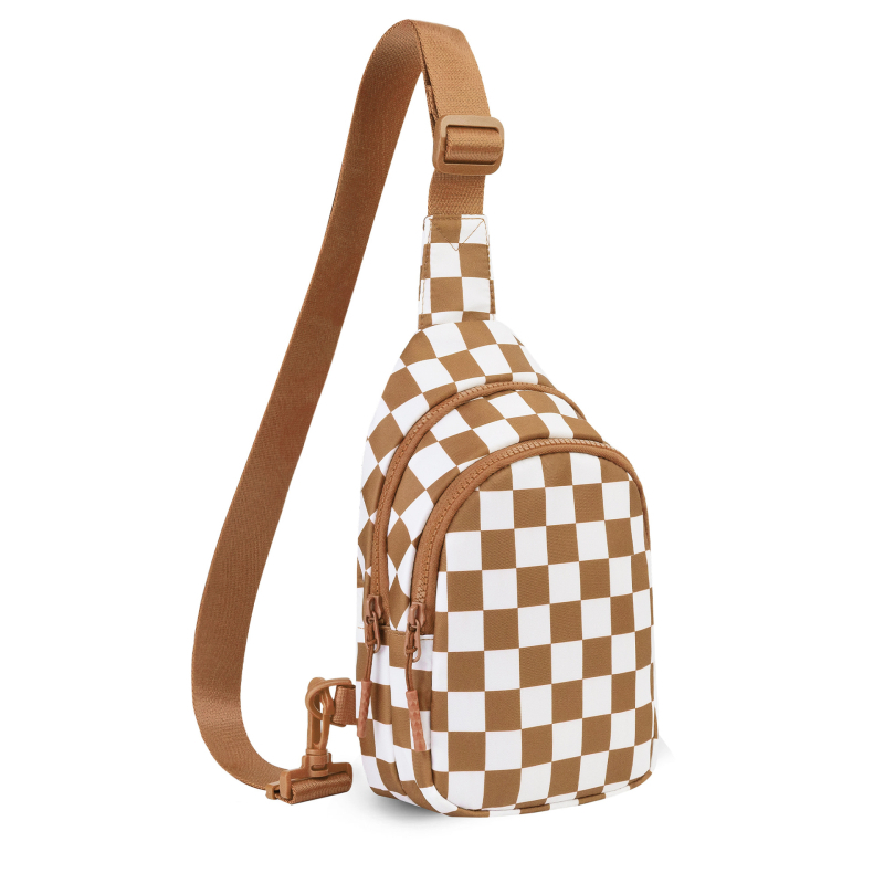 Sling táska utazáshoz és kültéri sportokhoz, poliészter anyag, vízálló, ultra könnyű, kopásálló, bővíthető kialakítás