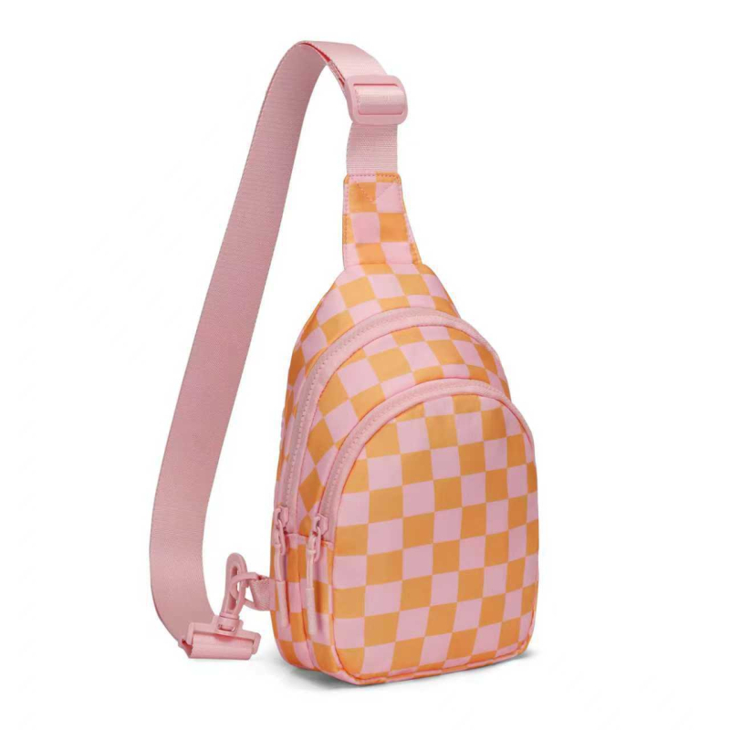 Sling táska utazáshoz és kültéri sportokhoz, poliészter anyag, vízálló, ultra könnyű, kopásálló, bővíthető kialakítás