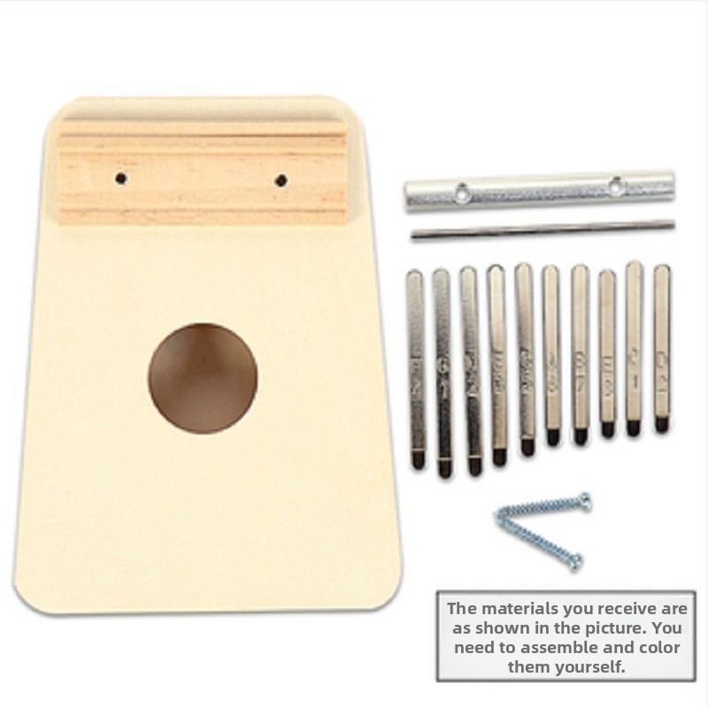 Ξύλινο κιτ DIY για ουκουλέλε για παιδιά — συναρμολογούμενο μουσικό όργανο, μάρκα Xiao Caidi, προάγει την επικοινωνία γονέα-παιδιού