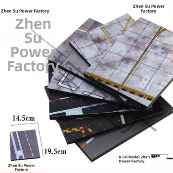 Μοντέλο διαδρομής αεροδρομίου 1:72 με σκηνή καταστρώματος πλοίου, μη ηλεκτρικό, μη συναρμολογούμενο, κατάλληλο для 14+ ετών