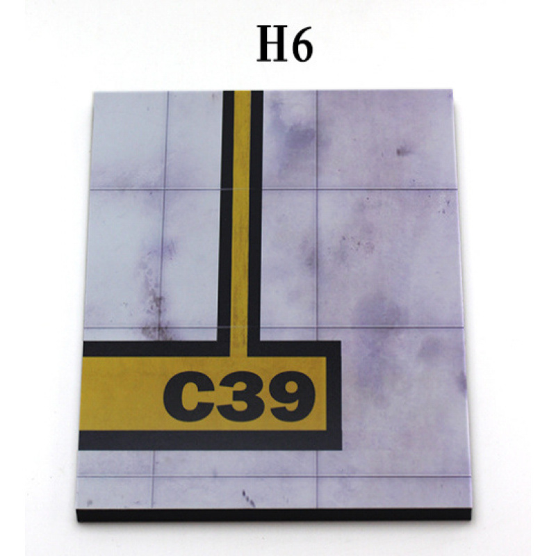 Μοντέλο διαδρομής αεροδρομίου 1:72 με σκηνή καταστρώματος πλοίου, μη ηλεκτρικό, μη συναρμολογούμενο, κατάλληλο для 14+ ετών