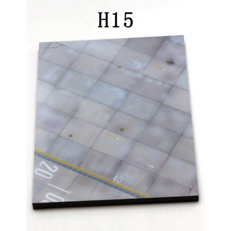 Μοντέλο διαδρομής αεροδρομίου 1:72 με σκηνή καταστρώματος πλοίου, μη ηλεκτρικό, μη συναρμολογούμενο, κατάλληλο для 14+ ετών