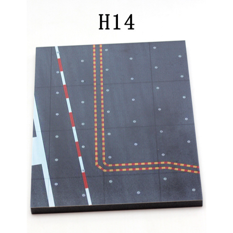 Μοντέλο διαδρομής αεροδρομίου 1:72 με σκηνή καταστρώματος πλοίου, μη ηλεκτρικό, μη συναρμολογούμενο, κατάλληλο для 14+ ετών