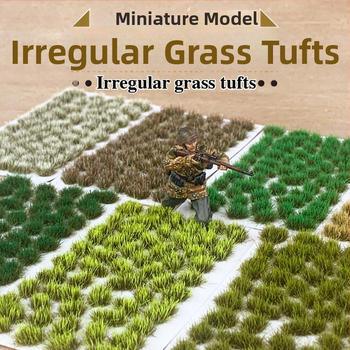 Пясъчен архитектурен макет: нерегуларна тревна група, Nylon материал, цветна кутия, DIY и OEM лого, подходящ за възраст 15–35